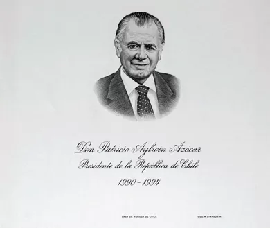 Retrato del Presidente Patricio Aylwin Azócar