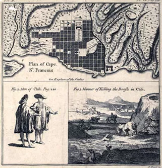 Plan of Cape St Francois-Men of Chili-Manner of killing.