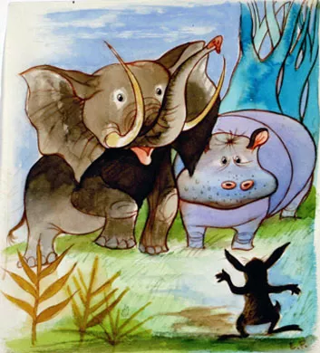 Elefante e Hipopótamo
