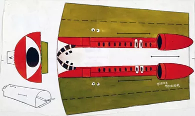 Avión Bimotor B