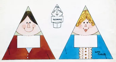 Muñecos Triangulares, Señala Puestos A