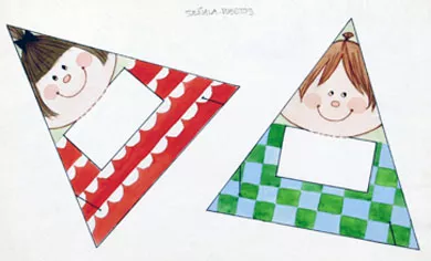 Muñecos Triangulares - Señala Puestos B