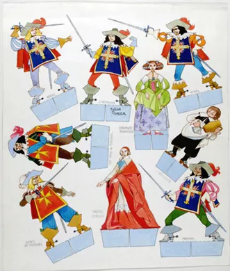 Personajes de Los tres mosqueteros