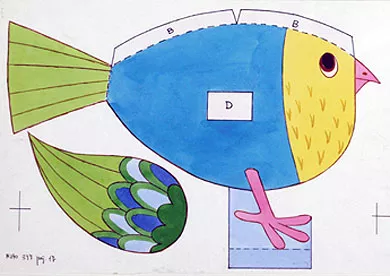 Pajarita Azul