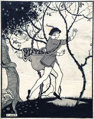 Hombre en el bosque