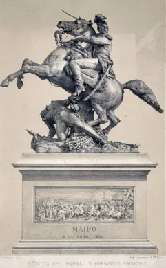 Estatua del General Don Bernardo O´Higgins - Santiago.