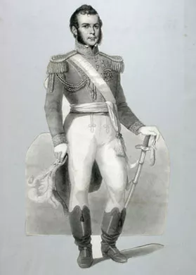 Retrato del  General José de San Martín.