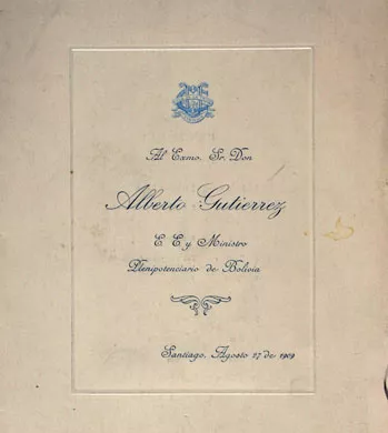 Menú a Alberto Gutiérrez