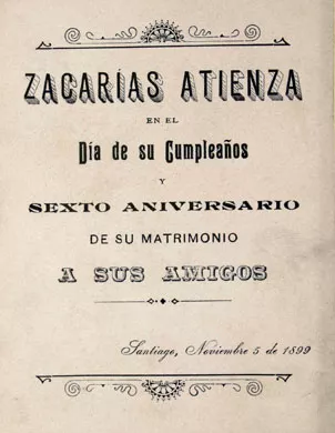 Menú Zacarías Atienza
