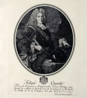 Retrato de Felipe V - Rey de España.