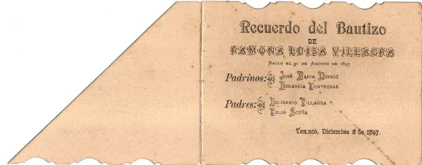Recuerdo de Bautizo