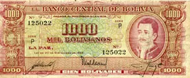 Mil Bolivianos
