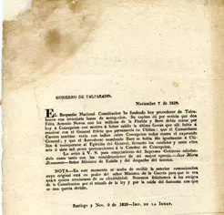 Discurso a los Pueblos de Francisco Ramón de Vicuña