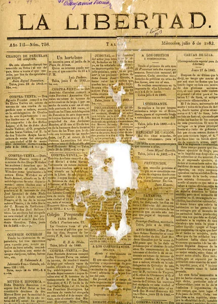 Periódico "La Libertad" año III. N° 758
