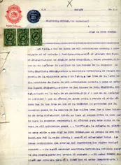 Carta de de Don Domingo de Oro a Doña Carmen Arriagada