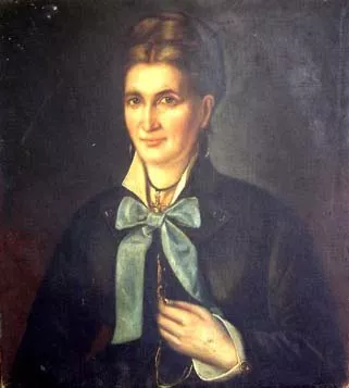 Retrato de dama con lazo