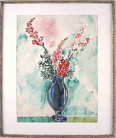 Flores y macetero
