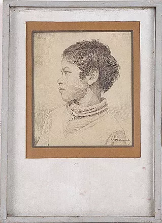 Cabeza de niño Aliro chico de la feria