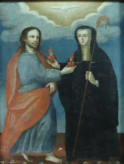 Sagrado Corazón y Santa Gertrudis