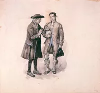 Hombres Conversando