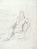 Caballero sentado