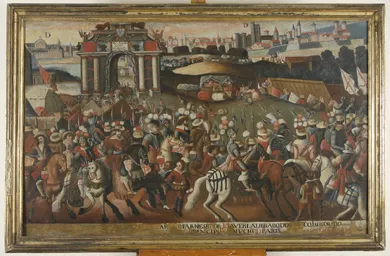 Fiestas triunfales que París hizo a Alexandro Farnese por haberla librado del cerco Isocorido
