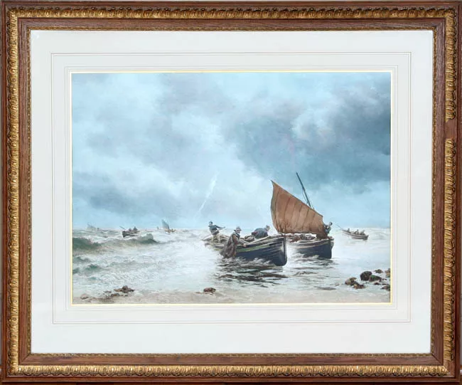 Marina y pescadores