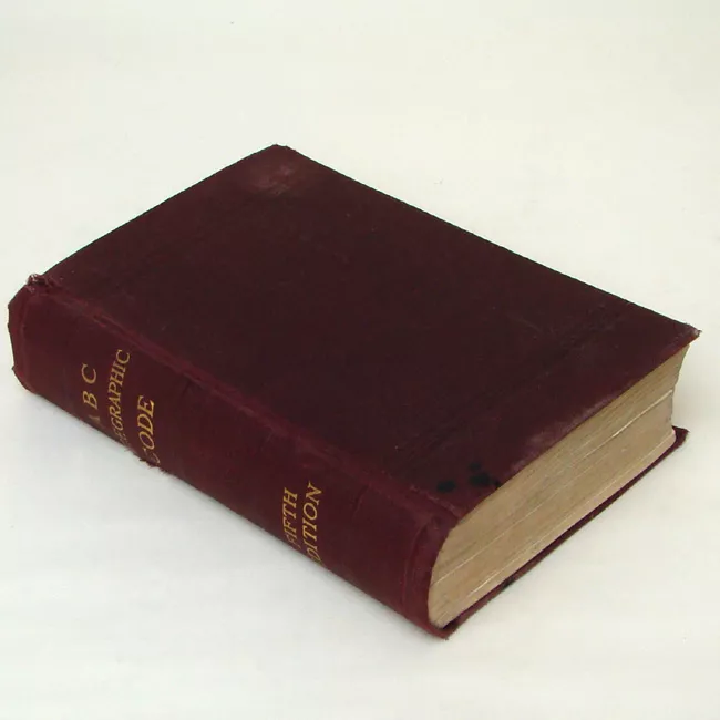 A B C Telegraphic Code
