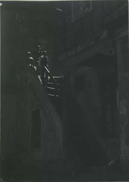 El sol en la escalera