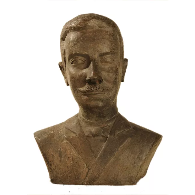 Busto masculino de personaje desconocido
