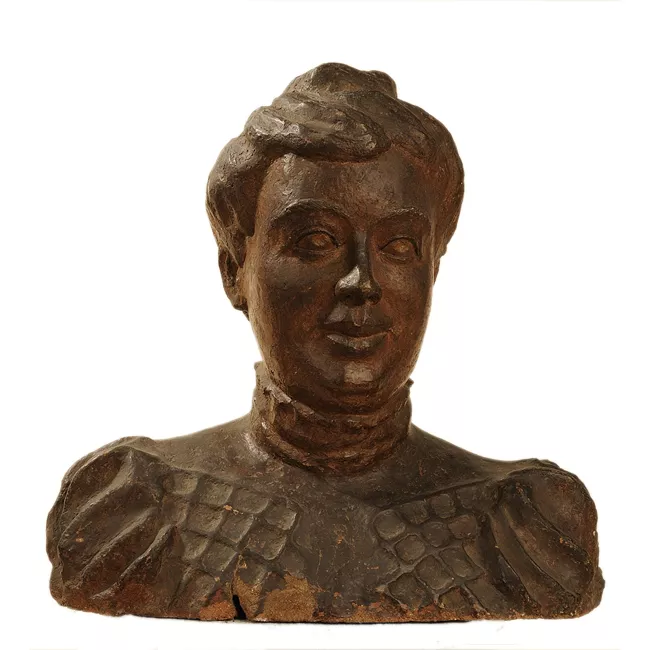 Busto femenino de personaje desconocido