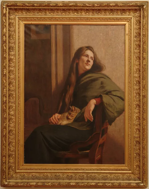 La niña del gato