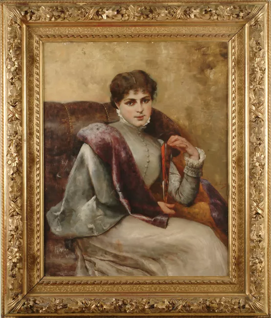 La dama del abanico