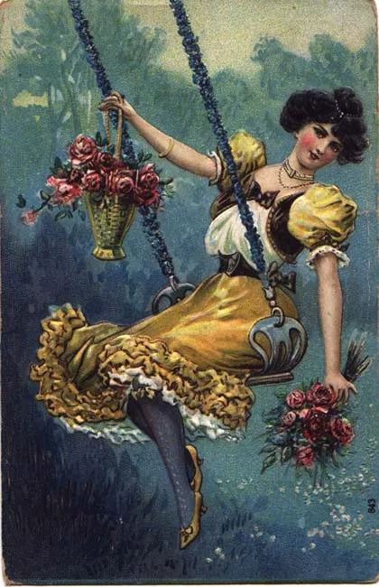 Mujer Columpiandose
