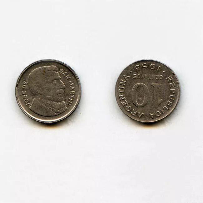 10 centavos 1955