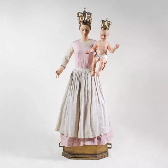 Virgen del Rosario y Niño