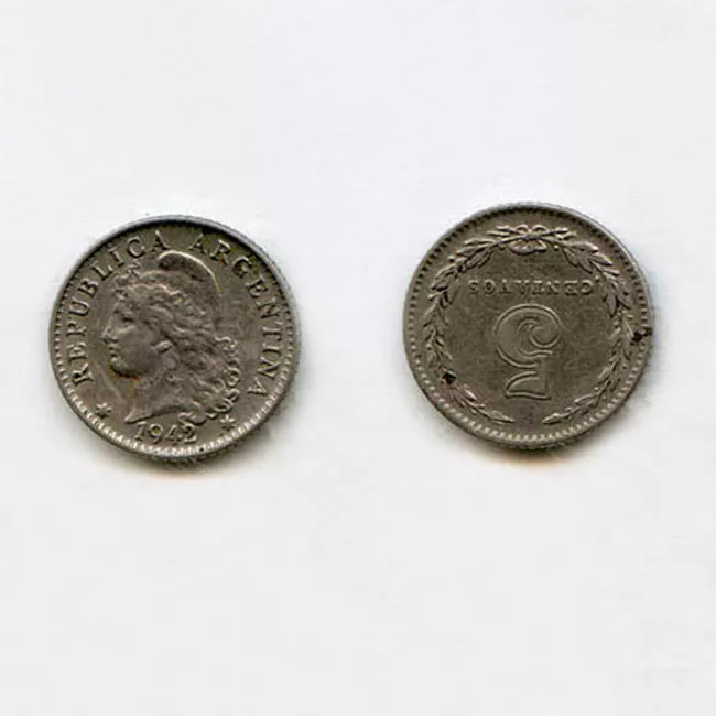 5 centavos 1942