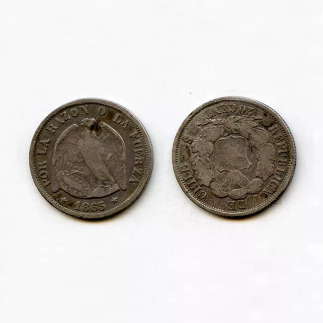 20 centavos 1865
