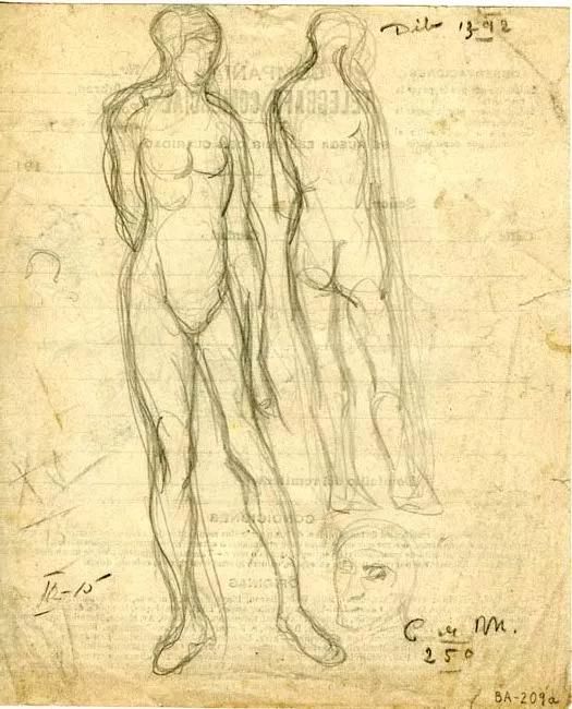 Croquis de figura femenina/ Croquis de figuras humanas 
