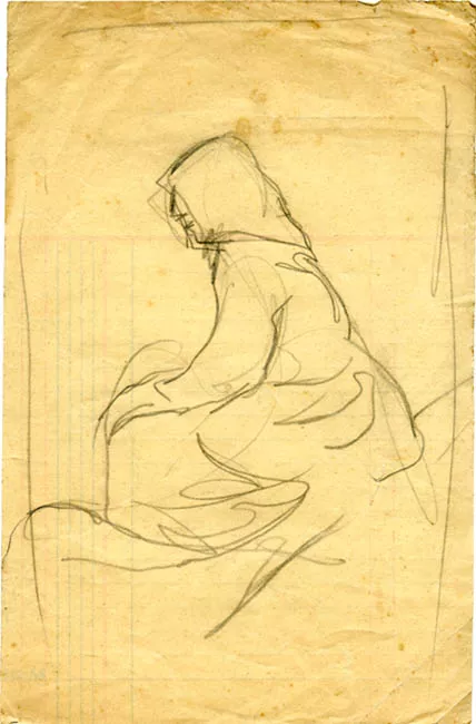 Croquis de figura femenina