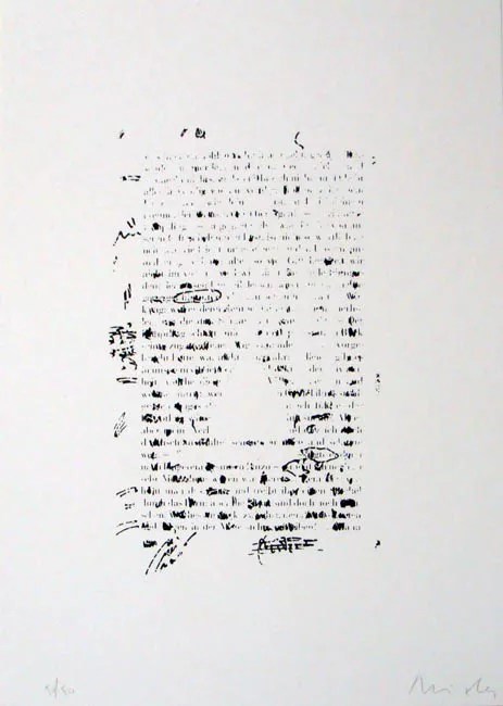 De la Serie Poemas Figurados (AUS Figuren Gedichte)