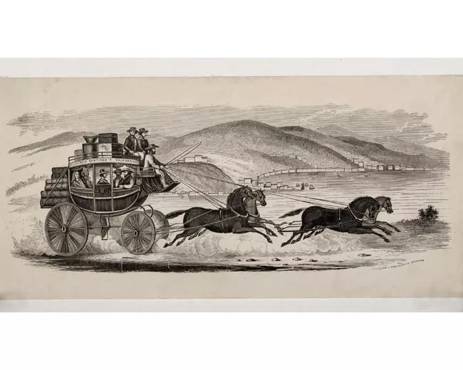 Diligencia Santiago y Valparaíso
