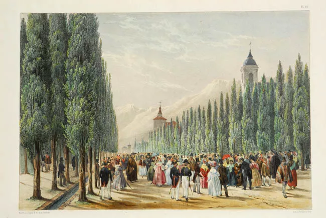La Cañada Promenade Publique de Santiago (Chili)