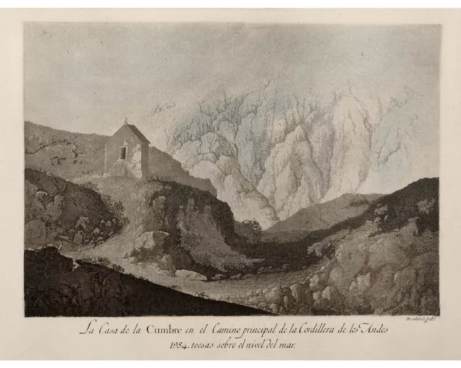 La Casa en la Cumbre en el Camino Principal de la Cordillera de Los Andes