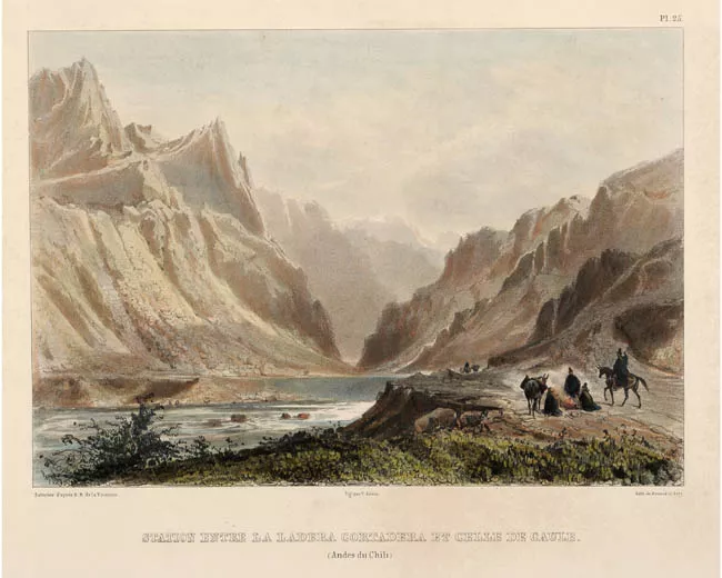 Station entre la Ladera Cortadera et Celle de Caule (Andes Chili)