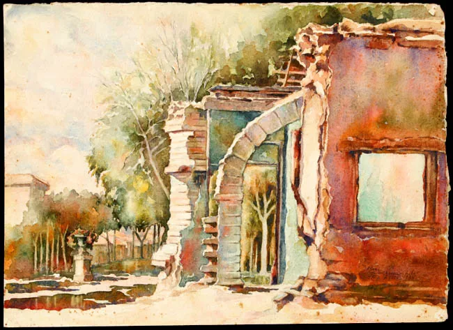 Portón y arco