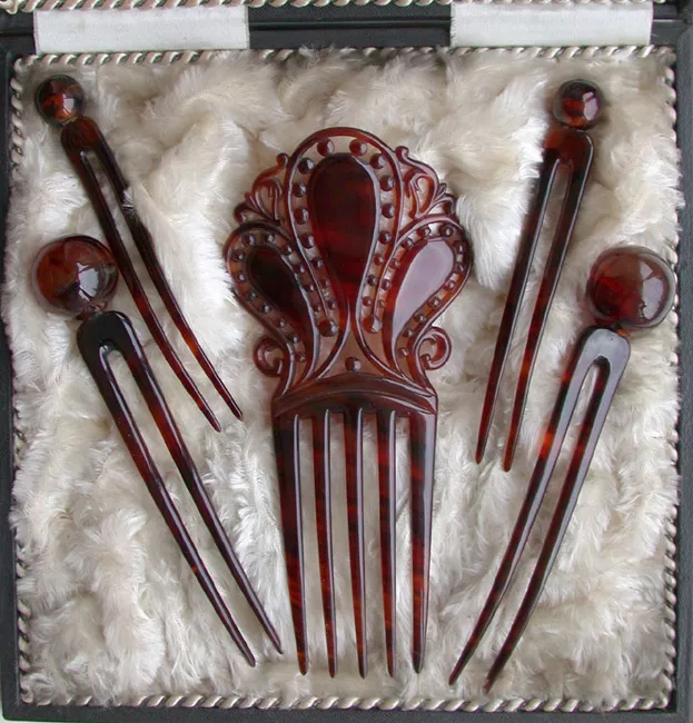 Juego de peineta y horquillas
