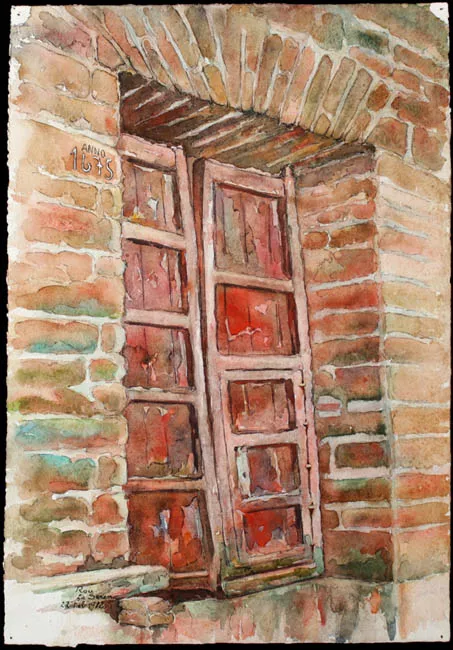 Portón de la iglesia