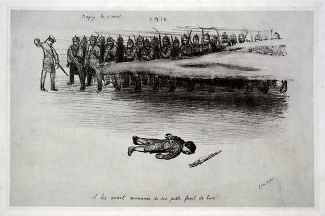 Il les avait menacés de son petit fusil de bois