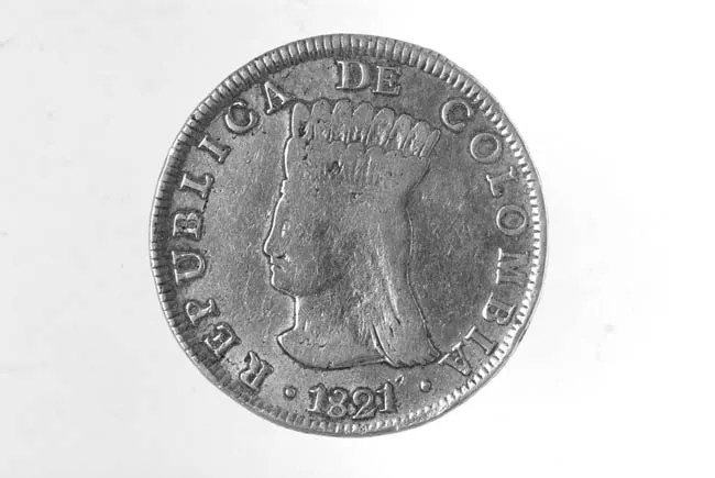 8 reales de la República de Colombia